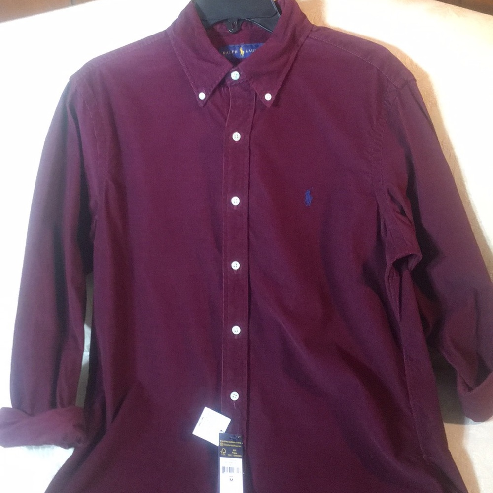 Ralph Lauren Polo Lightweight Corduroy Shirt; NWT